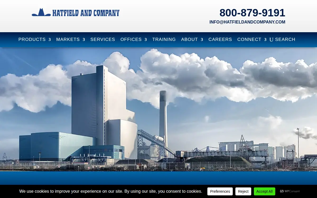Homepage of Hatfield and Company, INC.
