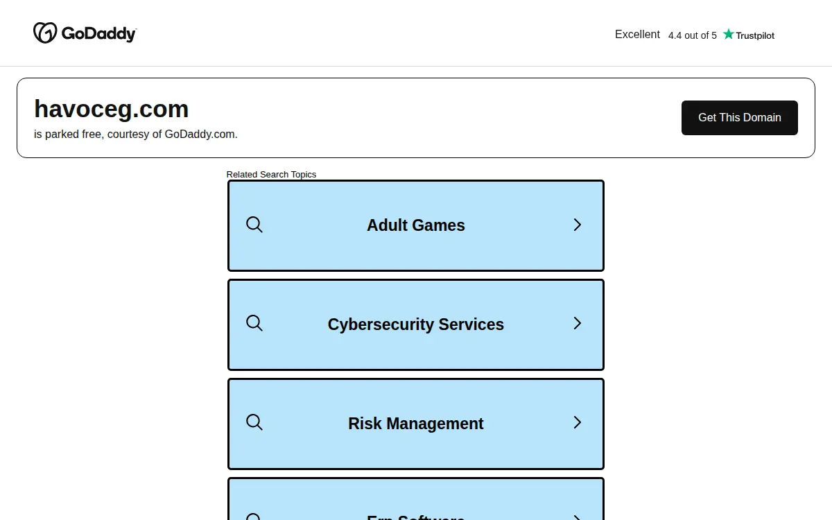 Homepage of Havoc Engineering Group, LLC