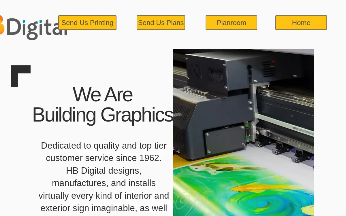 Homepage of Hb Digital Arts & Blueprint INC