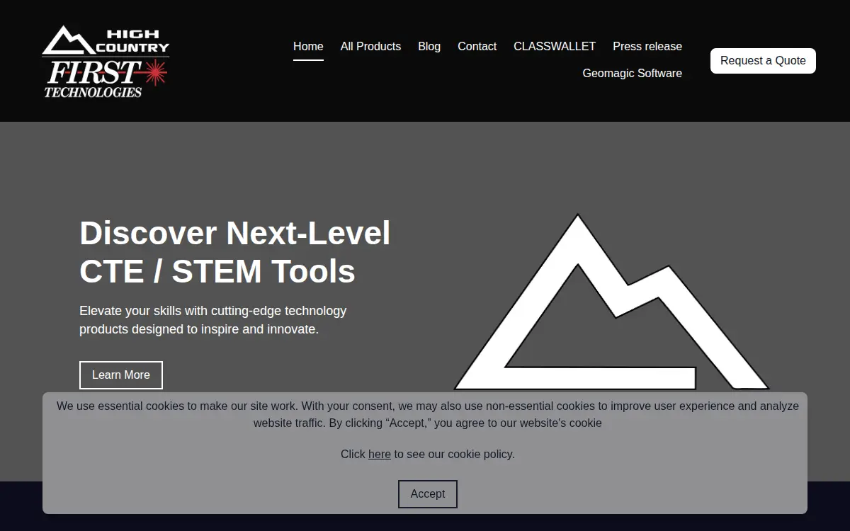 Homepage of High Country Technology Consultants, LLC