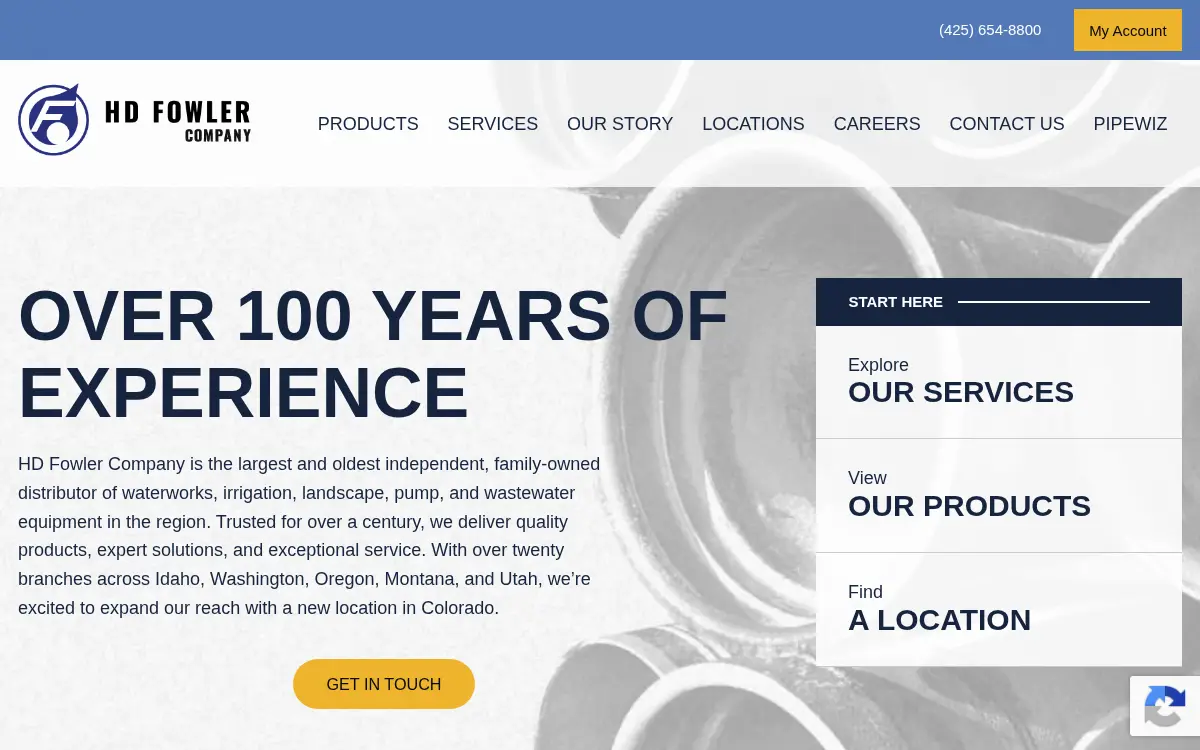 Homepage of Hd Fowler Company