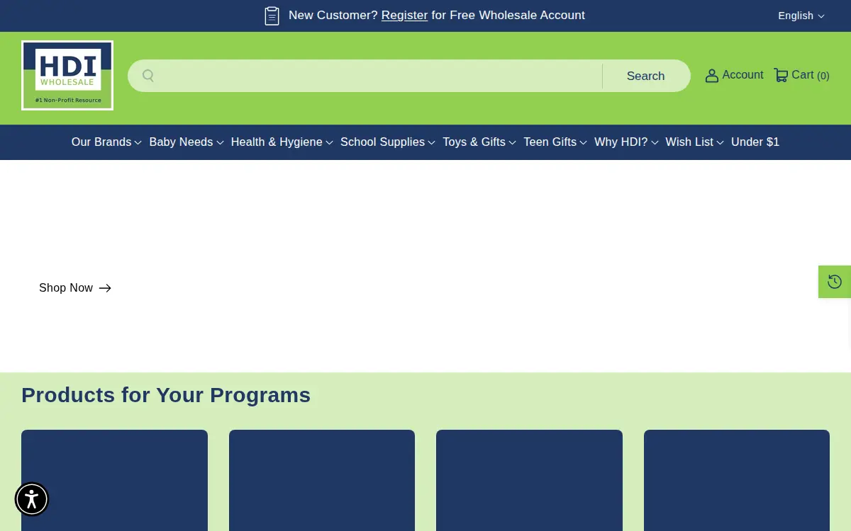 Homepage of Houseware Distributors, INC.