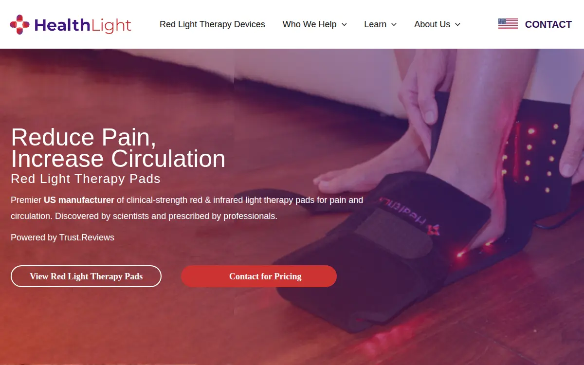 Homepage of Healthlight LLC