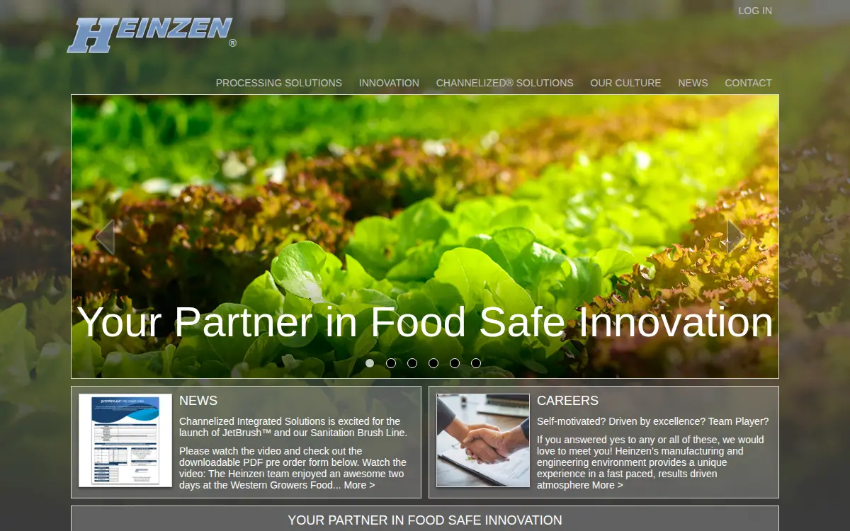 Homepage of Heinzen LLC