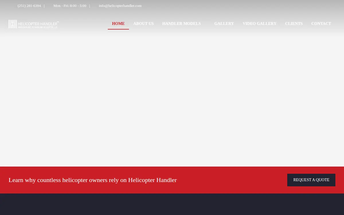 Homepage of Main Line Helicopter, LLC