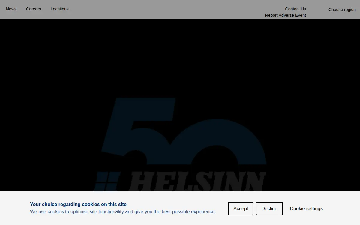 Homepage of Helsinn Therapeutics (u.s.), INC.
