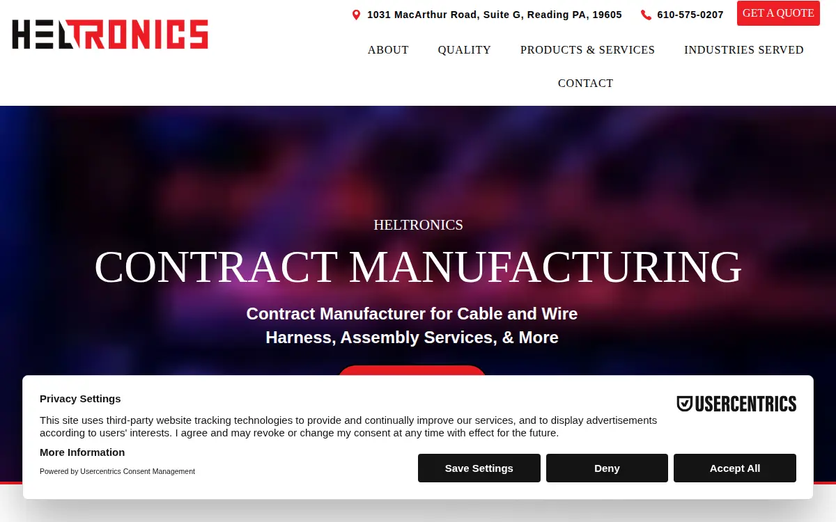 Homepage of Helder Technology INC