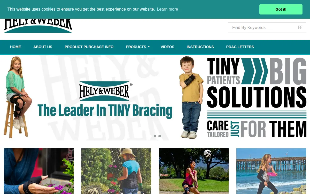 Homepage of Weber Orthopedic, L.p.