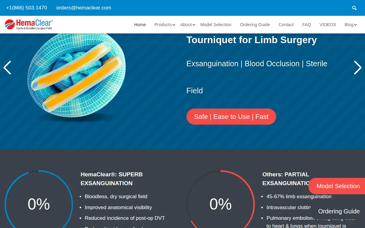 Homepage of Ohk Medical Devices, INC.