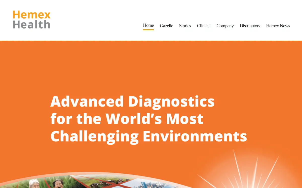 Homepage of Hemex Health INC