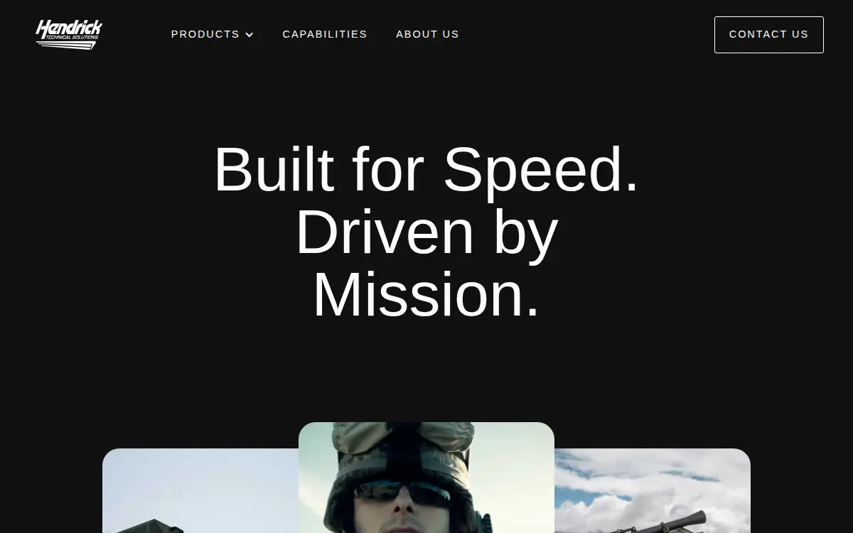 Homepage of Hendrick Technical Solutions LLC