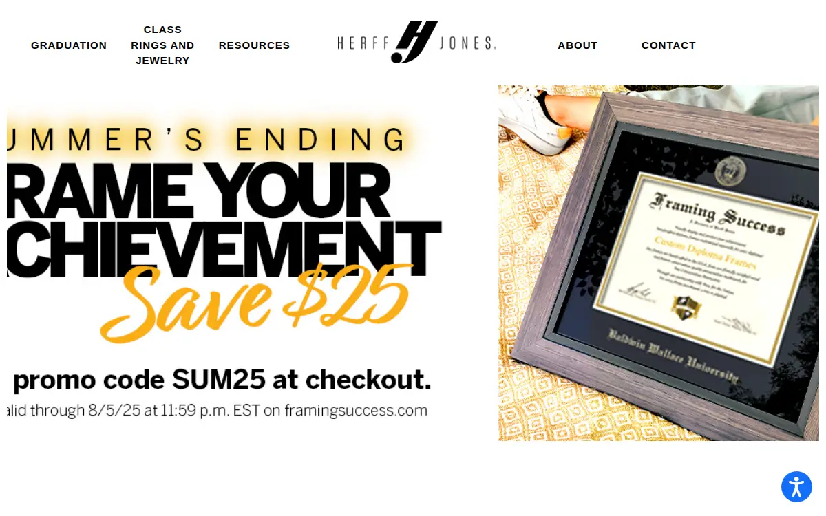 Homepage of Herff Jones, LLC
