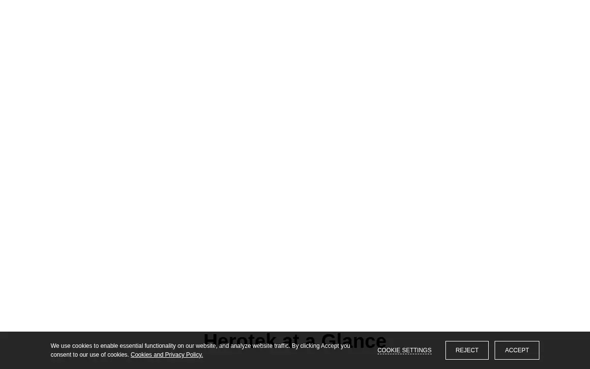 Homepage of Herotek, INC.