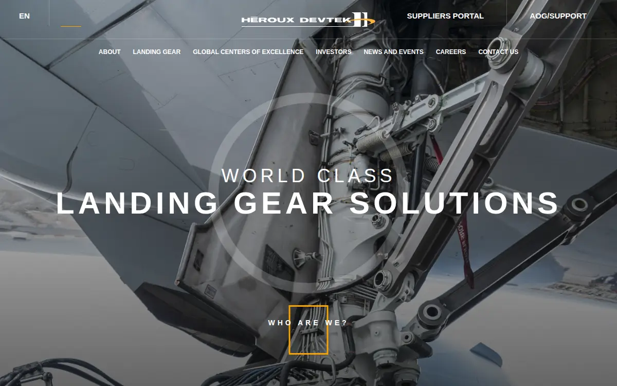 Homepage of Hdi Landing Gear USA INC