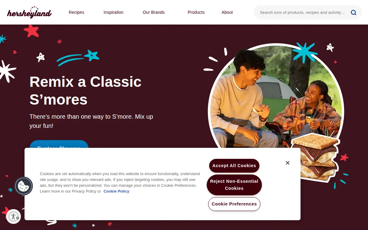 Homepage of Hershey Company (the)