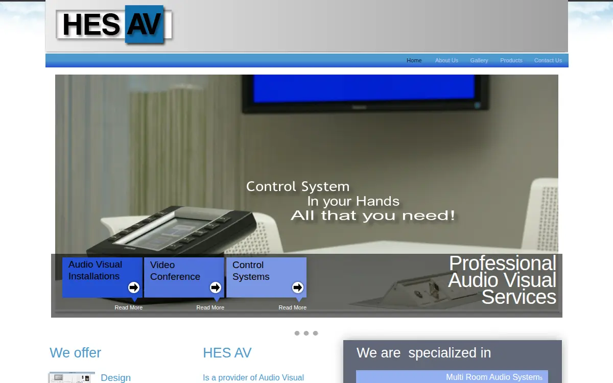 Homepage of Home Entertainment Systems INC
