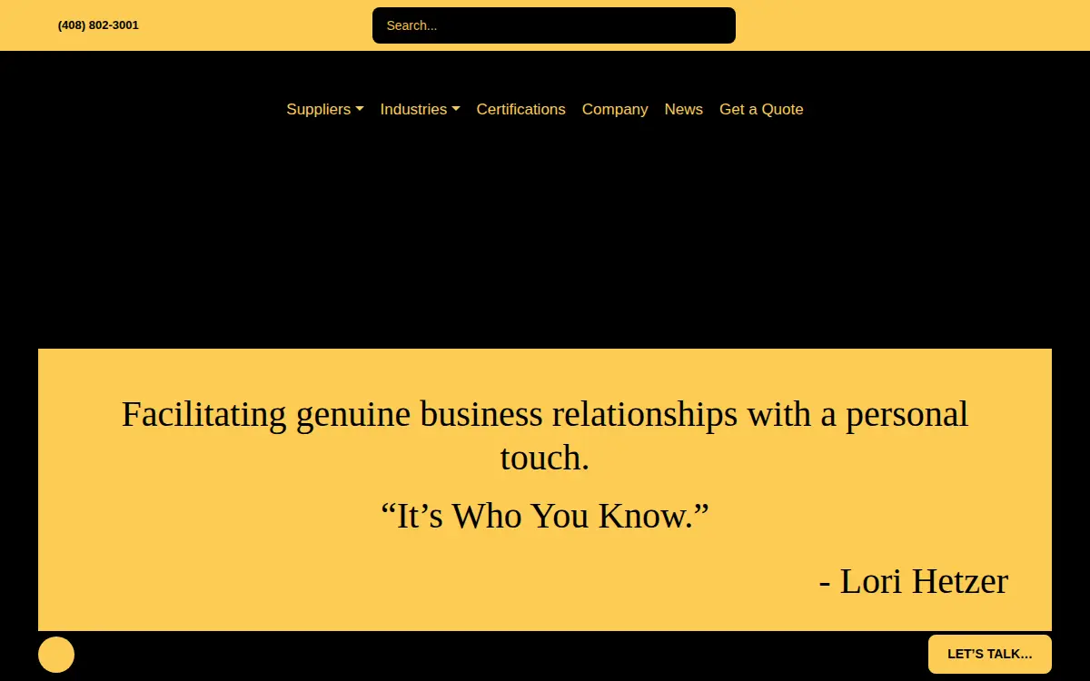 Homepage of Hetzer and Associates LLC