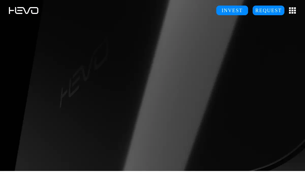 Homepage of Hevo INC.