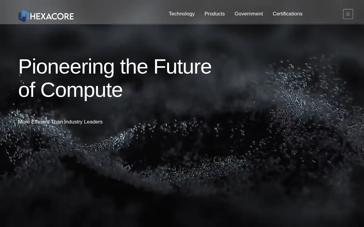 Homepage of Hexacore INC