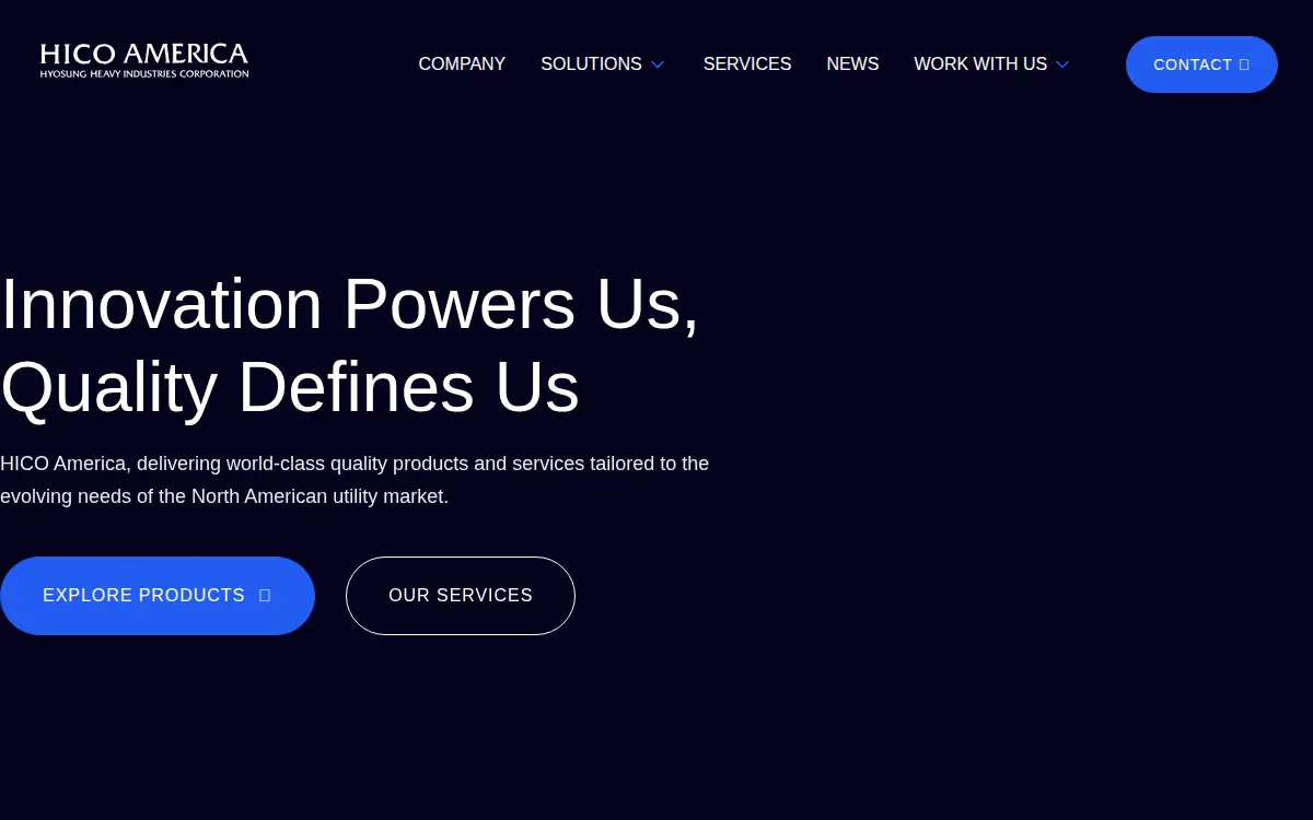 Homepage of Hico America Sales and Technology, INC