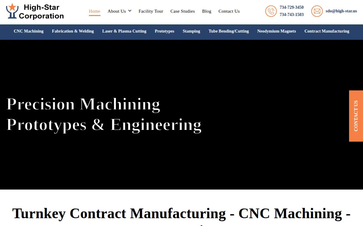 Homepage of High Star CORP
