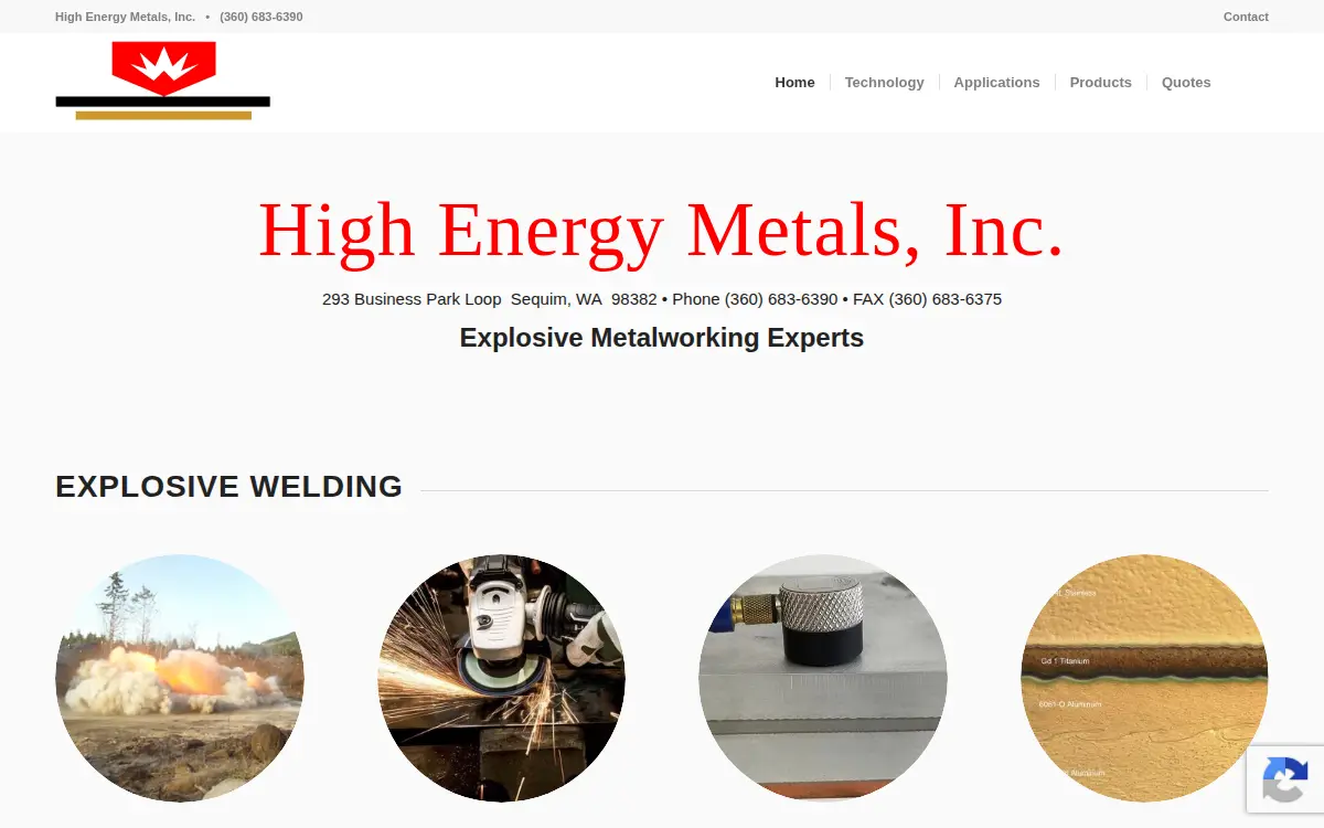 Homepage of High Energy Metals, INC.