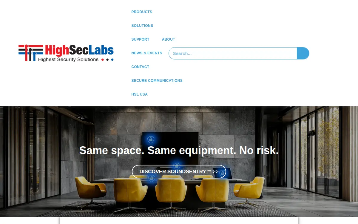 Homepage of High Sec Labs INC.