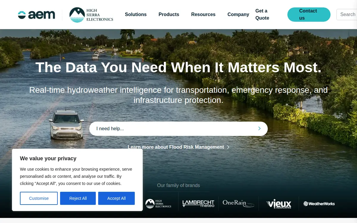 Homepage of High Sierra Electronics, INC