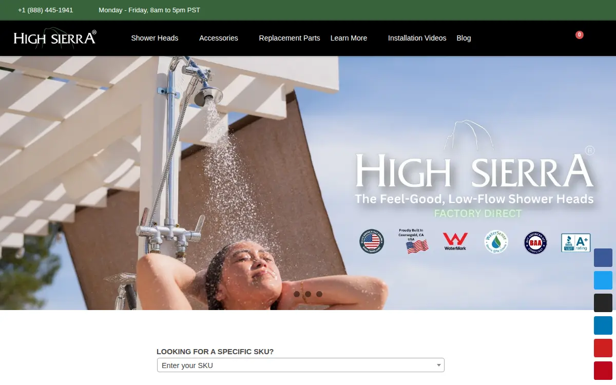 Homepage of Malco, LLC