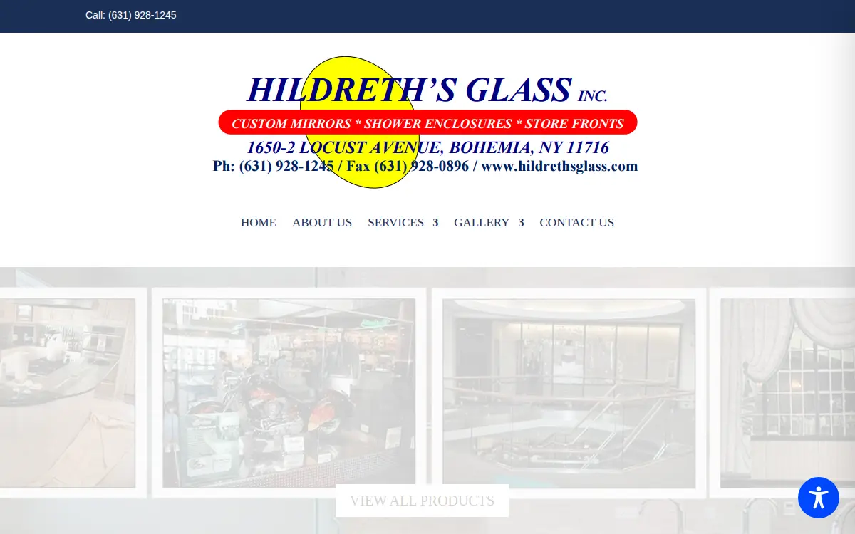 Homepage of Hildreth's Glass INC.