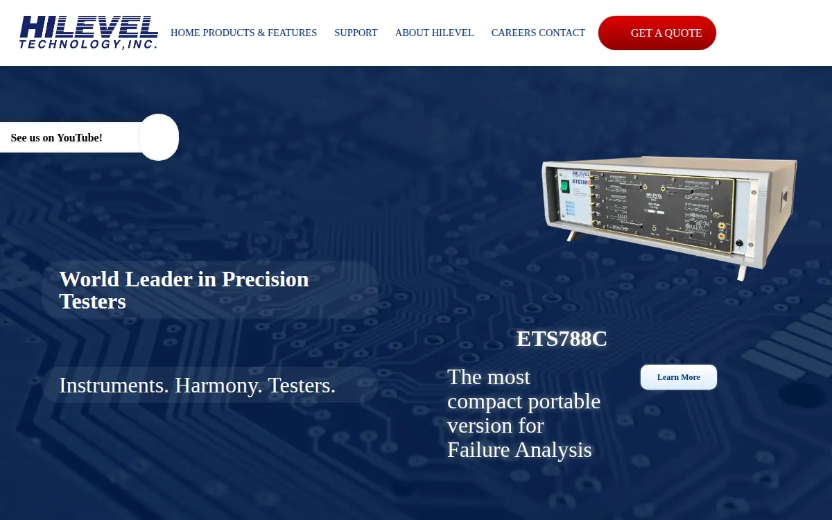 Homepage of Hilevel Technology INC