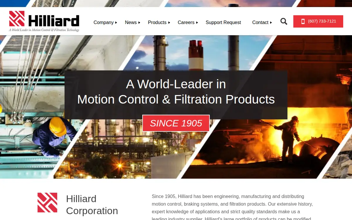 Homepage of The Hilliard CORP