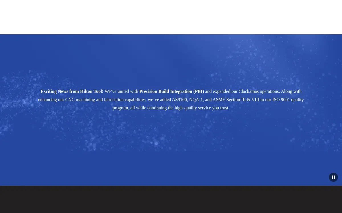 Homepage of Precision Build Integration LLC