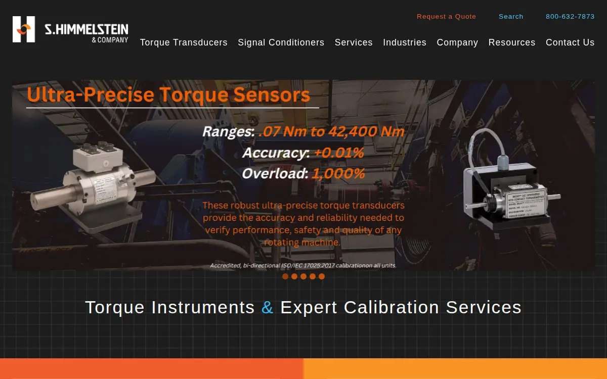 Homepage of S Himmelstein & CO