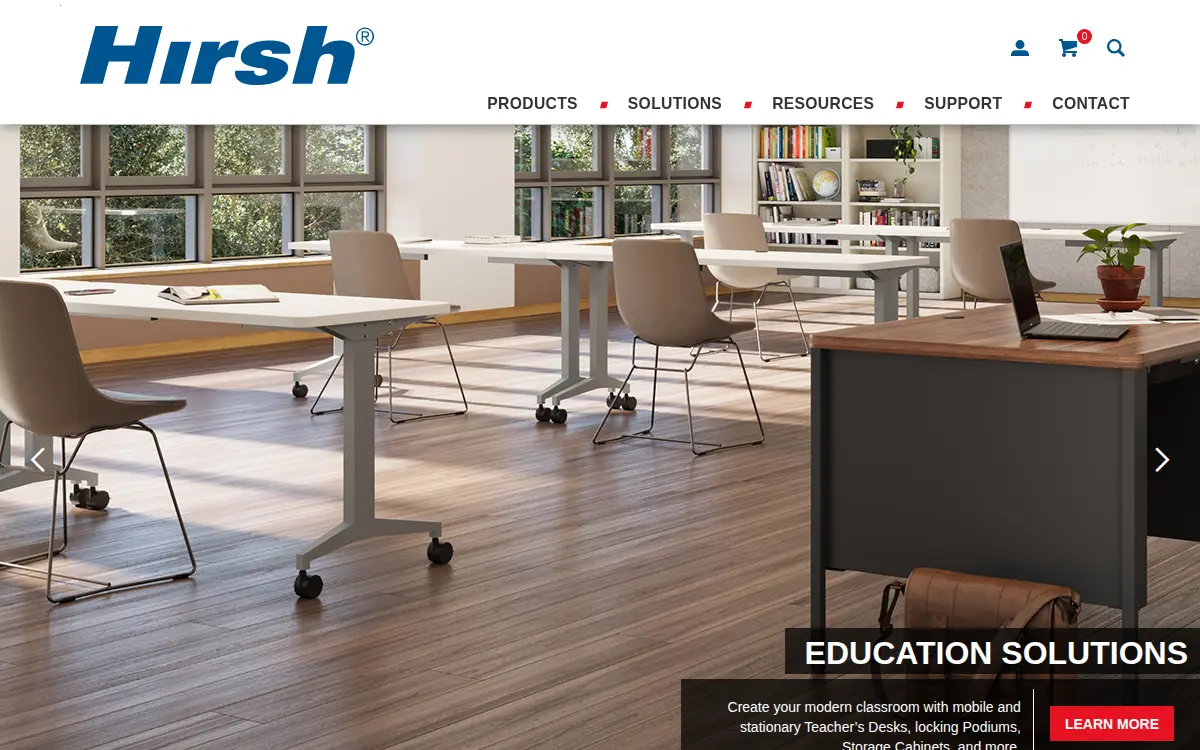 Homepage of Hirsh Industries, INC.