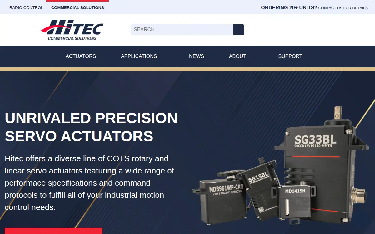 Homepage of Hitec Group Usa, INC.
