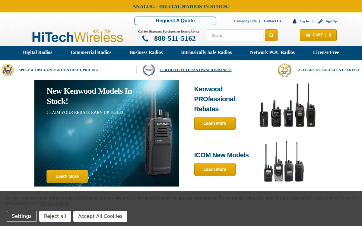 Homepage of Internet Solutions, LLC