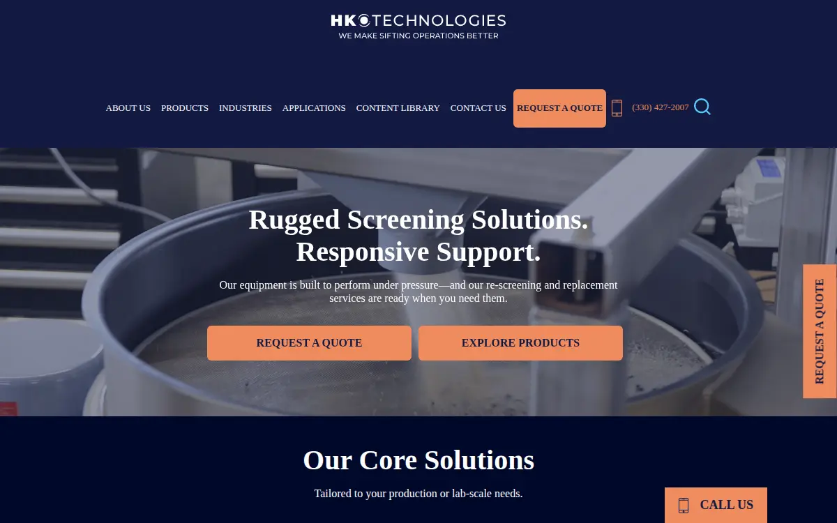 Homepage of Hk Technologies INC
