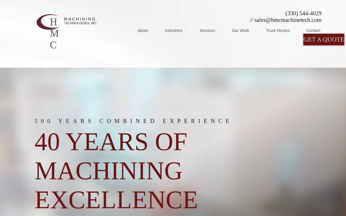 Homepage of Howland Machine CORP