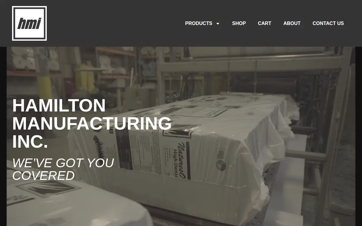 Homepage of Hmi, Hamilton Manufacturing, INC