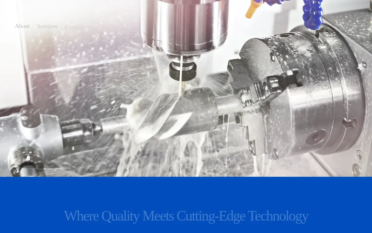 Homepage of Hm Quality Machining, INC