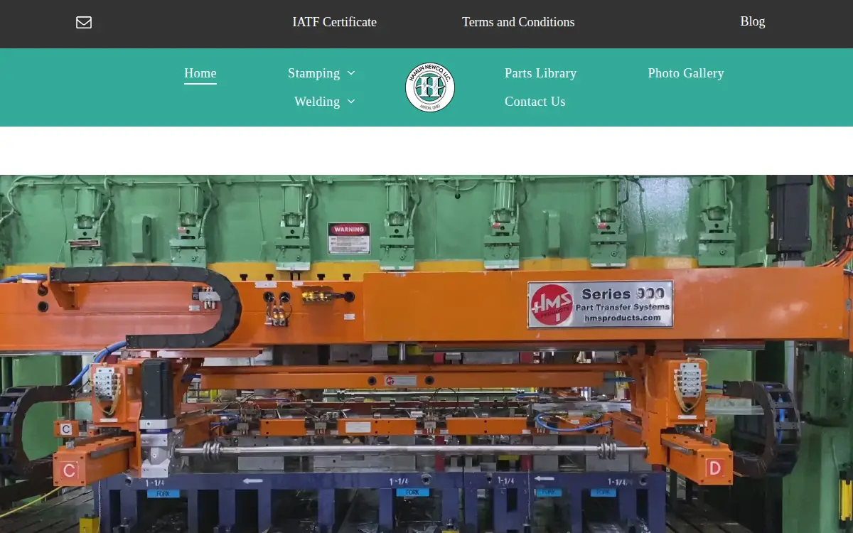Homepage of Hamlin Newco, LLC