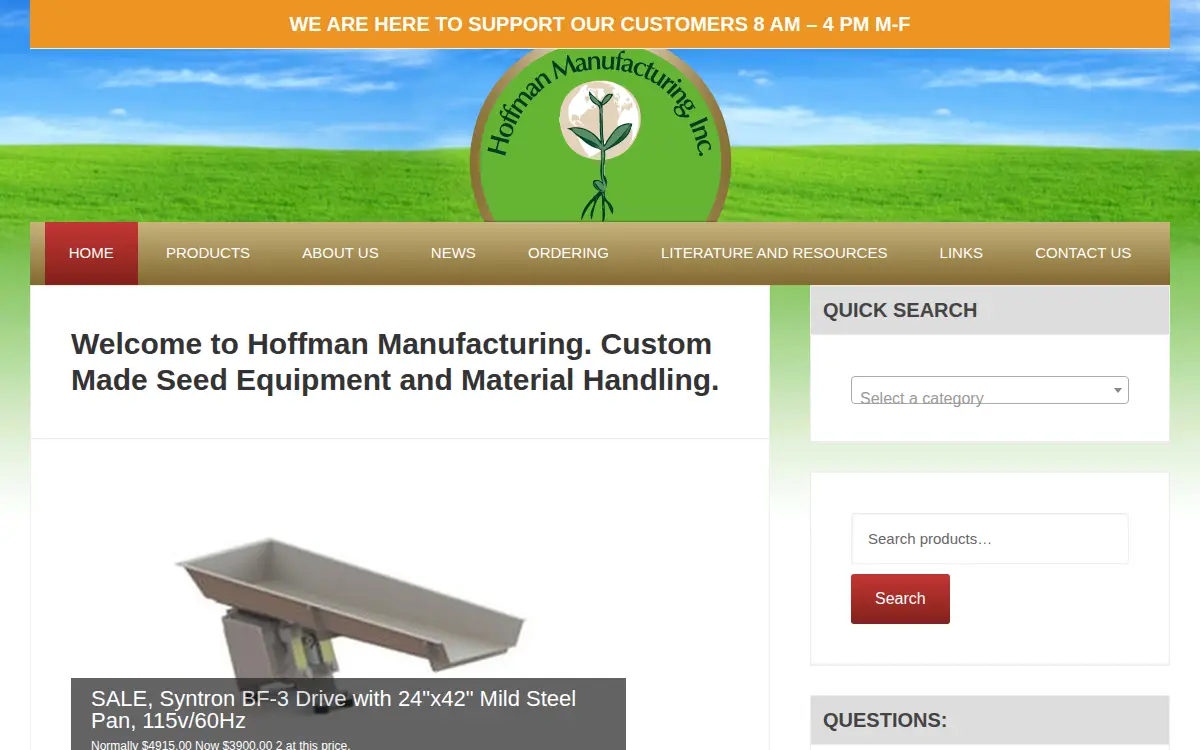 Homepage of Hoffman & Company, INC.