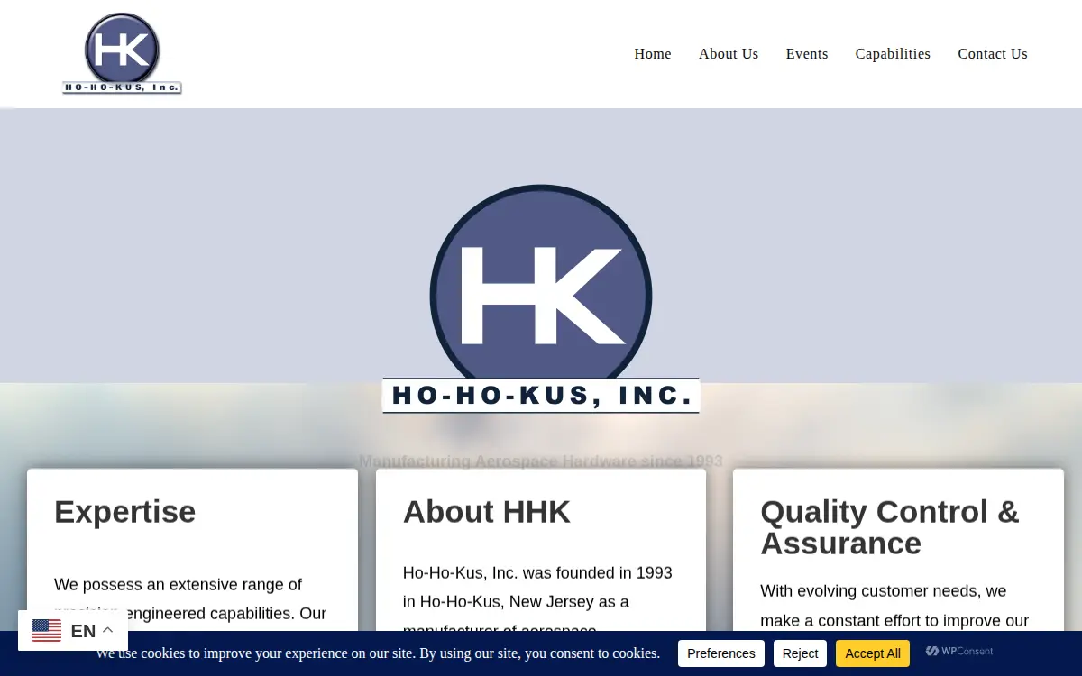 Homepage of Ho-ho-kus, INC