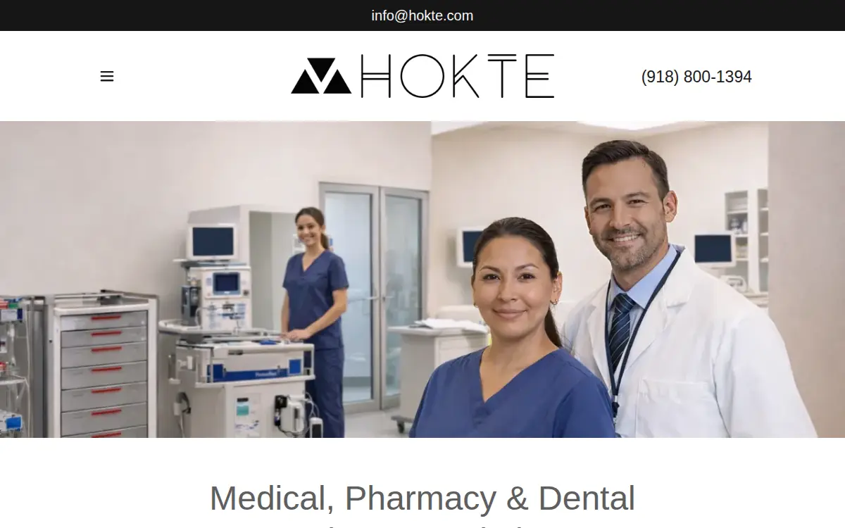 Homepage of Hokte LLC