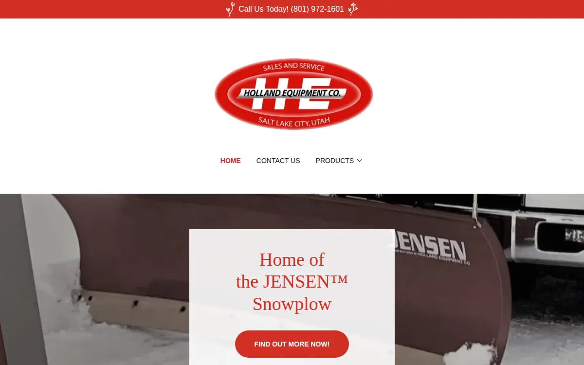 Homepage of Jrc Equipment LLC