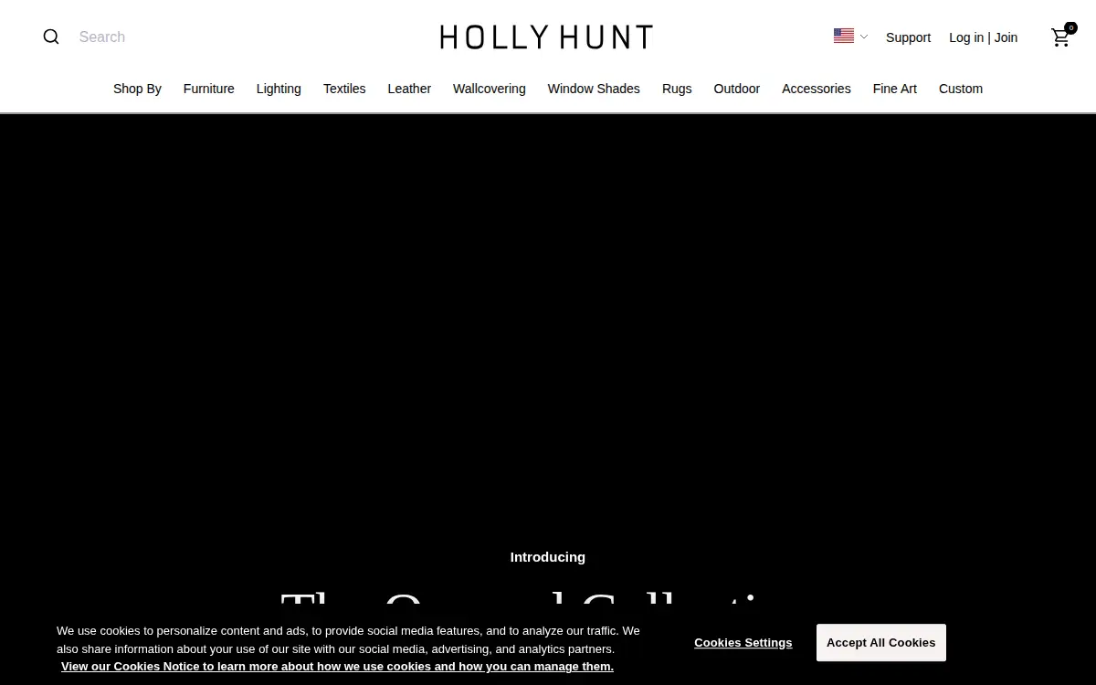 Homepage of Holly Hunt Enterprises INC
