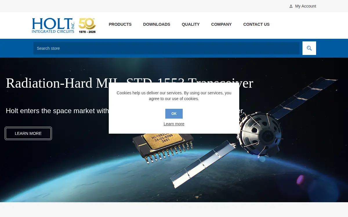 Homepage of W. G. Holt, INC.