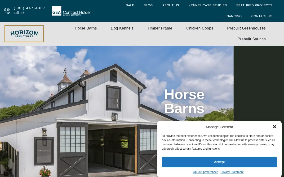 Homepage of Horizon Structures LLC