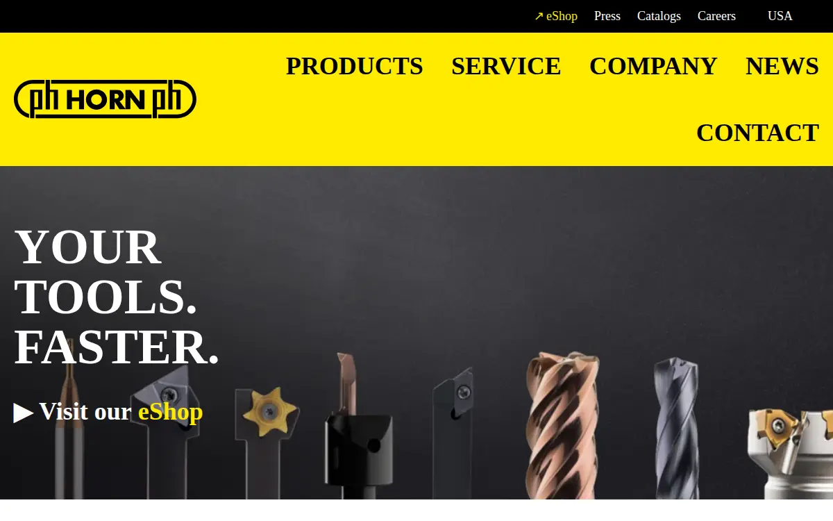 Homepage of Horn Usa, INC.